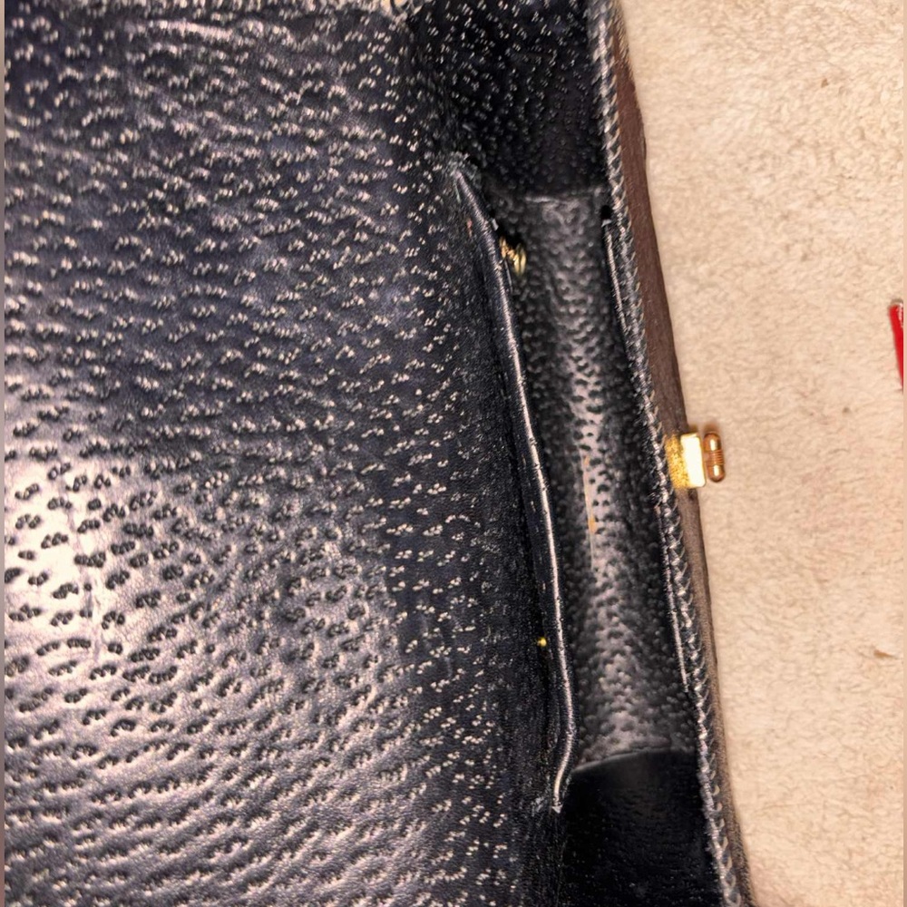 Stylish Black and Brown Leather Women's Bag - Picture 2 of 2